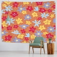 thumbnail image 7 of FHENF Floral Tapestries Colorful Art Print Tapestry Waterproof for Bedroom, 7 of 7