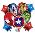 thumbnail image 2 of Paquete de 9 Globos de Lámina de Mylar para Fiesta de Cumpleaños de Superhéroe, Suministro TOPTAMP TOPTAMP, 2 of 2