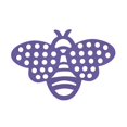 thumbnail image 1 of Estación de agua para abejas de Bee Island, bebedero, equipo de alimentación, baño de espuma ligero Púrpura, 1 of 9