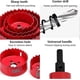 thumbnail image 2 of 130mm Hole Saw - M42 HSS Bi-Metal Wood Drill Bit with Hex Shank and Centering Circular Saw - Kit for Metal, Iron, Aluminum, Wood, 2 of 5