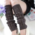 thumbnail image 2 of Calcetines de lana gruesa, leggings, versión coreana de los calcetines apilados, leggings de punto de otoño e invierno, leggings de ocho pies retorcidos, botas, 2 of 6