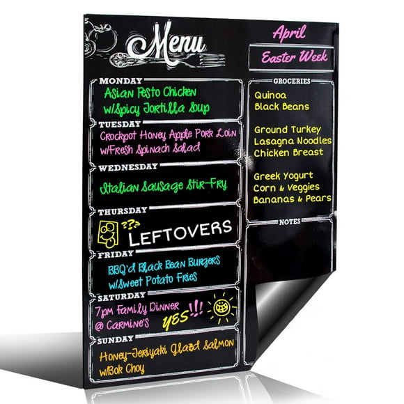 Dry Erase Menu Boards