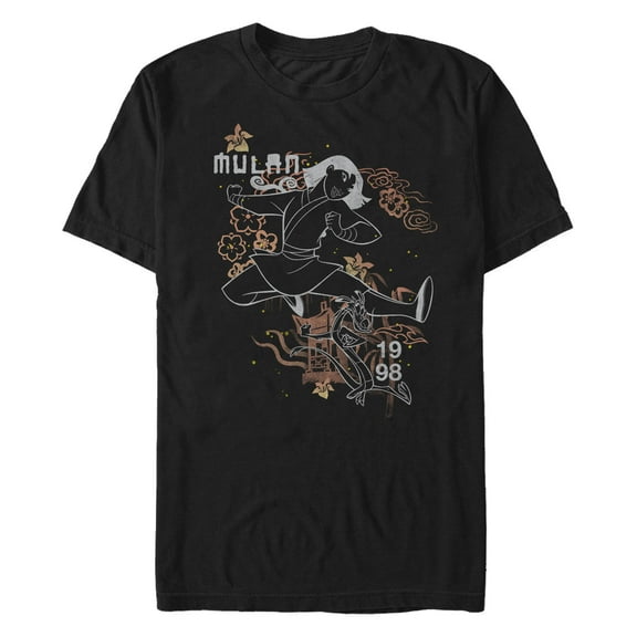 Men's Mulan Warrior Leap Graphic T-Shirt