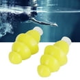 thumbnail image 3 of Waterproof Reusable Silicone Earplugs - Noise Reduction Earplugs For Swimming And Sleeping, 3 of 8