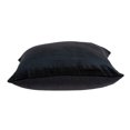 thumbnail image 4 of Parkland Collection Spano Black Solid Decorative Throw Pillow, 20 x 20 Cotton Blend Square Pillow, 4 of 5