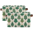 thumbnail image 2 of Coolnut 1PCS Cartoon Christmas Tree Large Collapsible Storage Bins,Canvas Fabric Foldable Storage Bins with Handles Open Home Storage Bins Boxes Toy Storage Basket Home Decor, 2 of 7