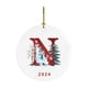 thumbnail image 2 of RKSTN christmas ornaments 2024 26 Letter Christmas Snowman Christmas Pendant - Acrylic Car Pendant Saint, 2 of 5