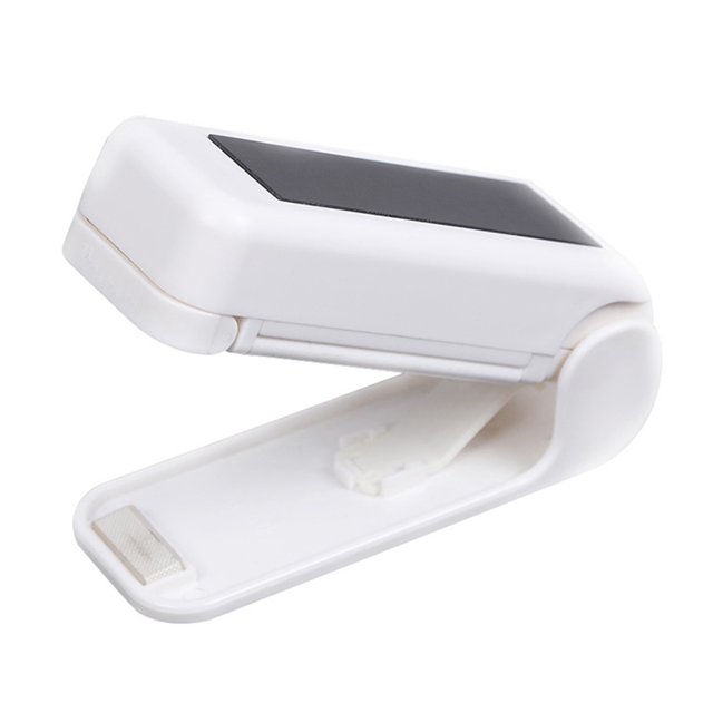 Shisuyan 1 Pce Mini Scelleuse de Sacs Portable Blanc ABS Chauffage Électrique pour Conservation des Aliments