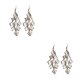 thumbnail image 3 of Pendientes de Moda Sonducket Paquete de 2 Largos Multicapa con Borlas Color Oro/Blanco/Negro, 3 of 6
