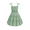 Light Green, variant on Oudiya Girls Summer Sundress Spaghetti Strap Boho Cami Ruffled Tiered Dresses Casual Midi Party Dress, 5-13Y