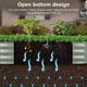thumbnail image 3 of Kit De Cama De Jardín Elevada, Macetero De Metal Con Bordes De Seguridad Y Drenaje Inferior Abierto, Para Verduras, Flores, Frutas En Jardines, Escuelas, Patios, 3 of 7