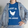 thumbnail image 7 of Fluent In Fowl Language - Funny Chicken Shirt - Farm Life Gift Tee -ID: 541, 7 of 7