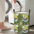 thumbnail image 6 of KLL Surfing Dinosaur Waterproof Foldable Laundry Hamper Bucket with Handles for Storage Bin,Kids Room,Home Organizer (Small ), 6 of 7