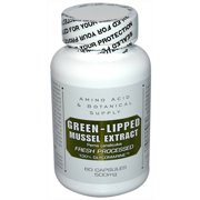 Amino Acid & Botanical Supply Green Lipped Mussel Extract Capsules, 60 Ct