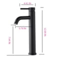 thumbnail image 5 of PROOX Vessel Sink Faucet Single-handle Bathroom Faucet, 5 of 6