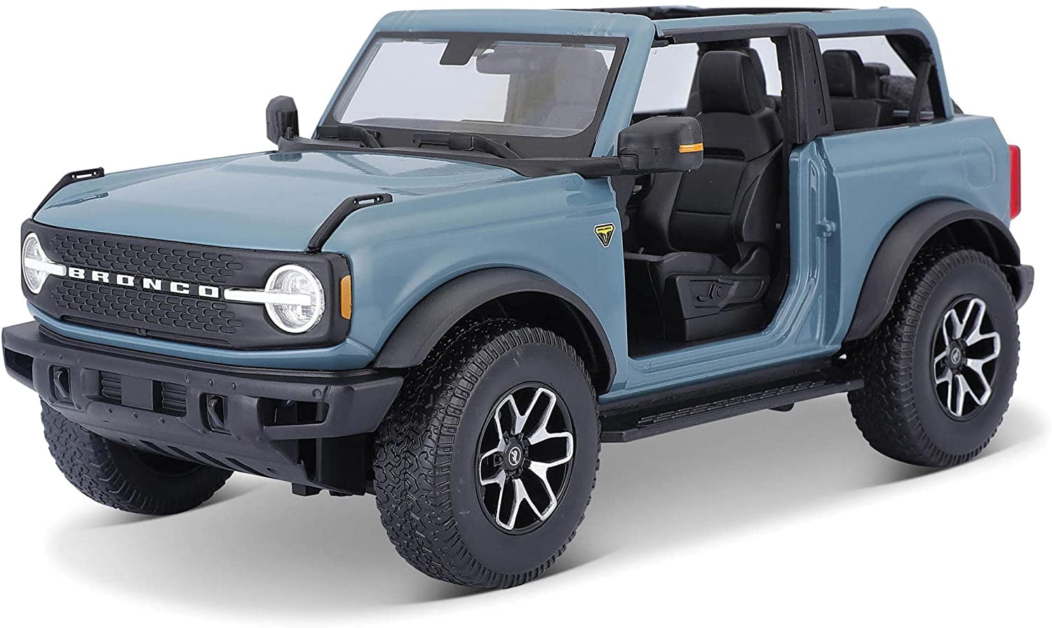 2021 Ford Bronco Badlands Blue "Special Edition" 1/18 Diecast Model Car by Maisto
