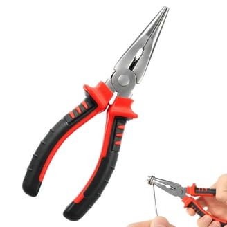 Double jointed long nosed pliers 45° curved, extra long | Needle Nose Double jointed long nosed pliers 45° curved, extra long | Needle Nose