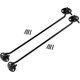thumbnail image 1 of unique 2 Pack Barn Door Latch, 12" Long Hook and Eye Latch Gate Latch Lock for Sliding, 1 of 4
