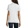thumbnail image 2 of Hanes Women's X-Temp w/ Fresh IQ Short Sleeve Pique Polo Shirt, 2 of 5
