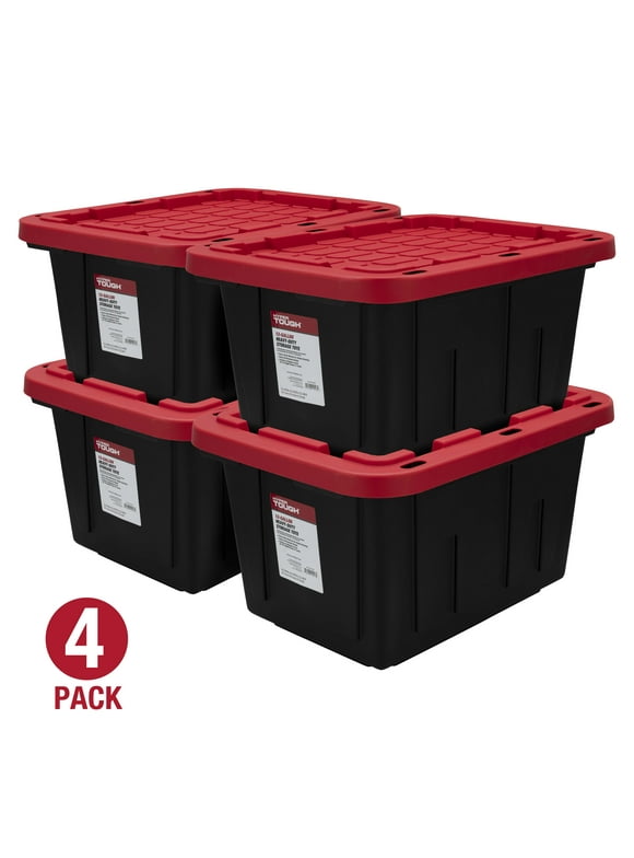 Hyper Tough Storage Containers in Storage Containers Black