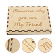 thumbnail image 6 of DRAFIDEEP 10 Hearts in Wooden Box Best Friend Keepsake Storage for Parties and Festivals 1 Set, 6 of 8