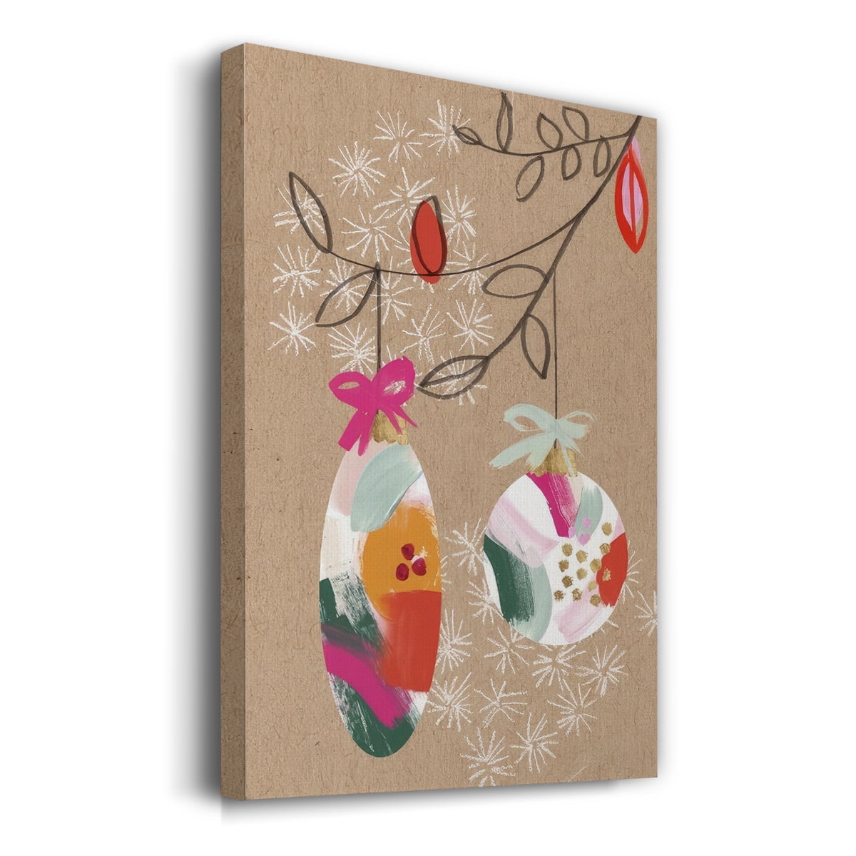 Crafty Christmas Collection B- Gallery Wrapped Canvas