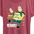 thumbnail image 3 of SpongeBob SquarePants - Bikini Bottom Beware - Women's Short Sleeve Graphic T-Shirt, 3 of 6