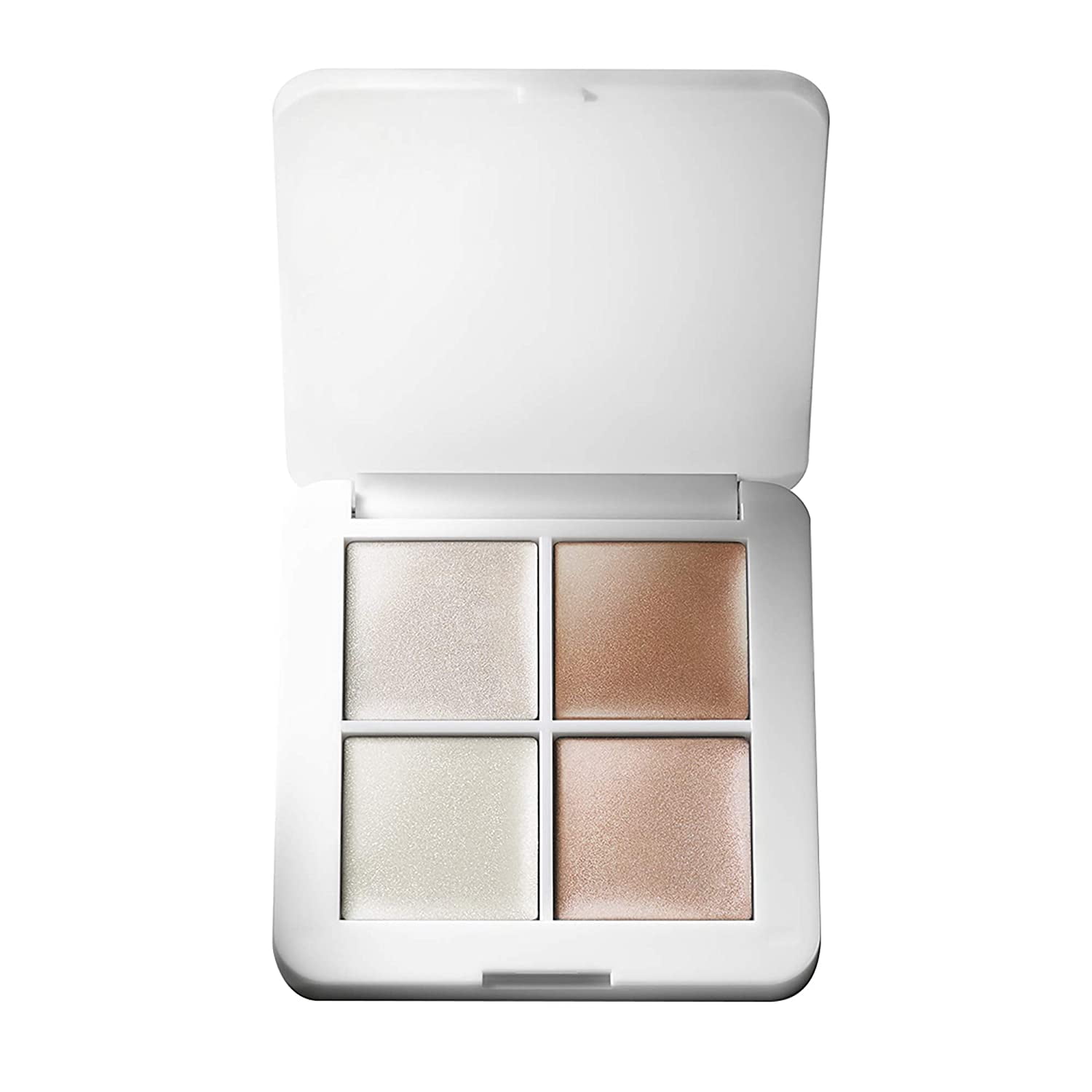 Beauty Luminizer X Quad Highlighter - Creamy Light-Reflective Organic 4 Shade Face Makeup Palette for Dewy, Glowing & Nourished Skin - Luminizer X, Luminizer Nude, Champagne Rosé & Champagne Fizz - Walmart.com