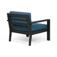 thumbnail image 3 of GDF Studio Joanne Outdoor Acacia Club Chairs, Set of 2, Brushed Dark Gray, 3 of 11