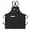 Black, variant on Chef Apron for Men and Women with Large Pockets ,  Canvas Cross Back Cotton Work Aprons,Size M to XXL, Black