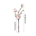 thumbnail image 3 of Easter Decor Simulation Magnolia Cuttings Pink Blue White Flower Desktop Ornaments Spring Easter Decoration for Home Table, 3 of 6