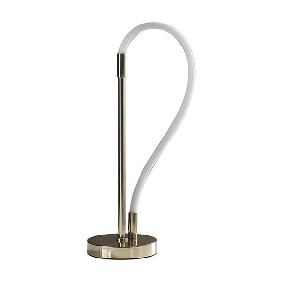 Ore International 20.5" In Elastilight Led Tube W/ Magnetic End Contemporary Rose Gold Table Lamp