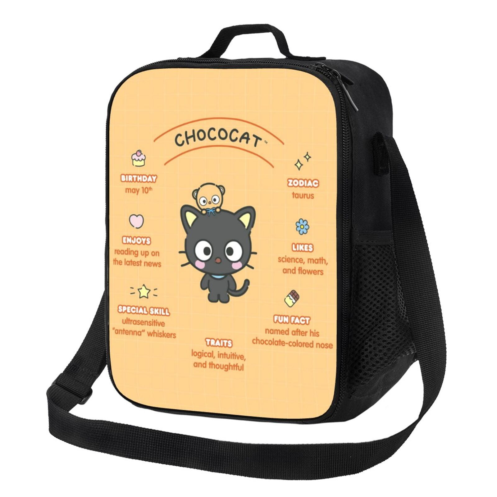 Gudetama Insulated Lunch Bag - Cute Cooler Tote With Front Pocket, Leak-Proof, Thermal, For Work & School