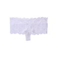 thumbnail image 5 of Sexy Underwear Women Bow Lace Breathable Transparent Lingerie Briefs, 5 of 5
