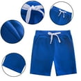 thumbnail image 4 of WOLLED Baby Kids Boys Girls Cotton Shorts for 1-9 Years Toddler Summer Elastic Waist Sweat Pants, 4 of 9