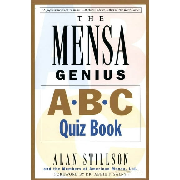 Mensa Genius A-B-C Quiz Book, (Paperback)
