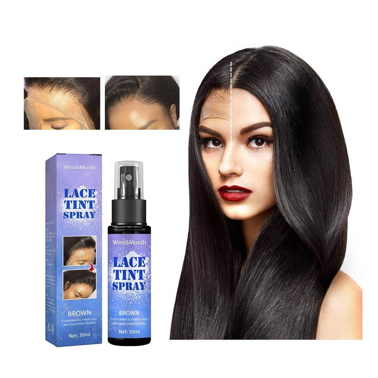 Bllzib Wig Colored Hair Color Spray No Hurt Toning Spray Lace Toning Spray  For Wigs Lace Melting Spray For Your Lace Wigs And All Hair Types 30ml 