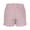 Pink, variant on Bxsruta Women's High Waist Gingham Check Elastic Waist Ruffle Hem Casual Shorts with Pockets