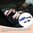 thumbnail image 3 of Matsuzay Mini teclado USB Herramienta de limpieza Juego de cepillos de mano con luz Ajustable Vacío Eliminador de polvo Oficina para computadora Suministros de limpieza para el hogar Azul Matsuzay HA025590-02, 3 of 6
