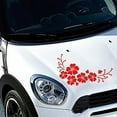thumbnail image 4 of Flmtop Delicate Flowers Car Vehicle Hood Body Reflective Decals Sticker Decoration, 4 of 7