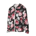 thumbnail image 2 of Balery Rose Flowers Men's Women's UPF 50+ Sun Protection Lightweight Hoodie Performance Long Sleeve Shirt for Fishing Running-XX-Large, 2 of 9