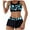 Black, variant on Kyusrd Bikini Sets For Women Two Piece Swimsuits Summer Beach Swim Bathing Suits Women Large Print Split Swimsuit Skirt Bikini Split Swimsuit Suit