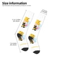 thumbnail image 2 of Naloa Gnomes Honey Bee Thigh High Socks Extra Long Stretchy Sock Women Over Knee High Opaque Stocking Daily Wear, 2 of 6