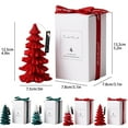 2PCS Hilehuti Christmas Clearance Candles & Holders,Christmas Tree