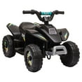 thumbnail image 2 of Aosom 6V Kids ATV 4-Wheeler Ride on Car for 18-36 Months Old Toddlers, Black, 2 of 9