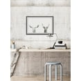 thumbnail image 5 of Antler Pair Framed Painting Print, 5 of 6