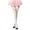 1-white Pink, variant on Women's Satin Bows Thigh High Stockings Hold-ups Snag-Resistant Knee High Long Socks
