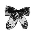 thumbnail image 4 of Unique Bargains 1 Pc Fashion Bow Ribbon Hair Clips Black, 4 of 5