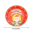 thumbnail image 3 of Lwlmwt 16 Pcs 9" Christmas Paper Plates Disposable Holiday Dinner Plates Santa Xmas Decoration Merry Christmas Party Supplies Dinnerware Decoration for Winter Holiday, 9 Designs, 3 of 7