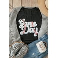 thumbnail image 2 of Women's Black Sequin Game Day Graphic Crew Neck Tee, 2 of 6